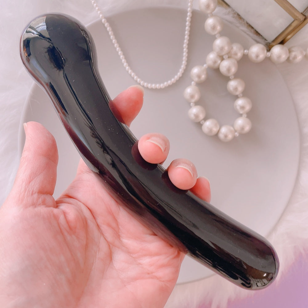 ヨニワンドカーブ(シルバーオブシディアン)”グラウンディングと深い内観”