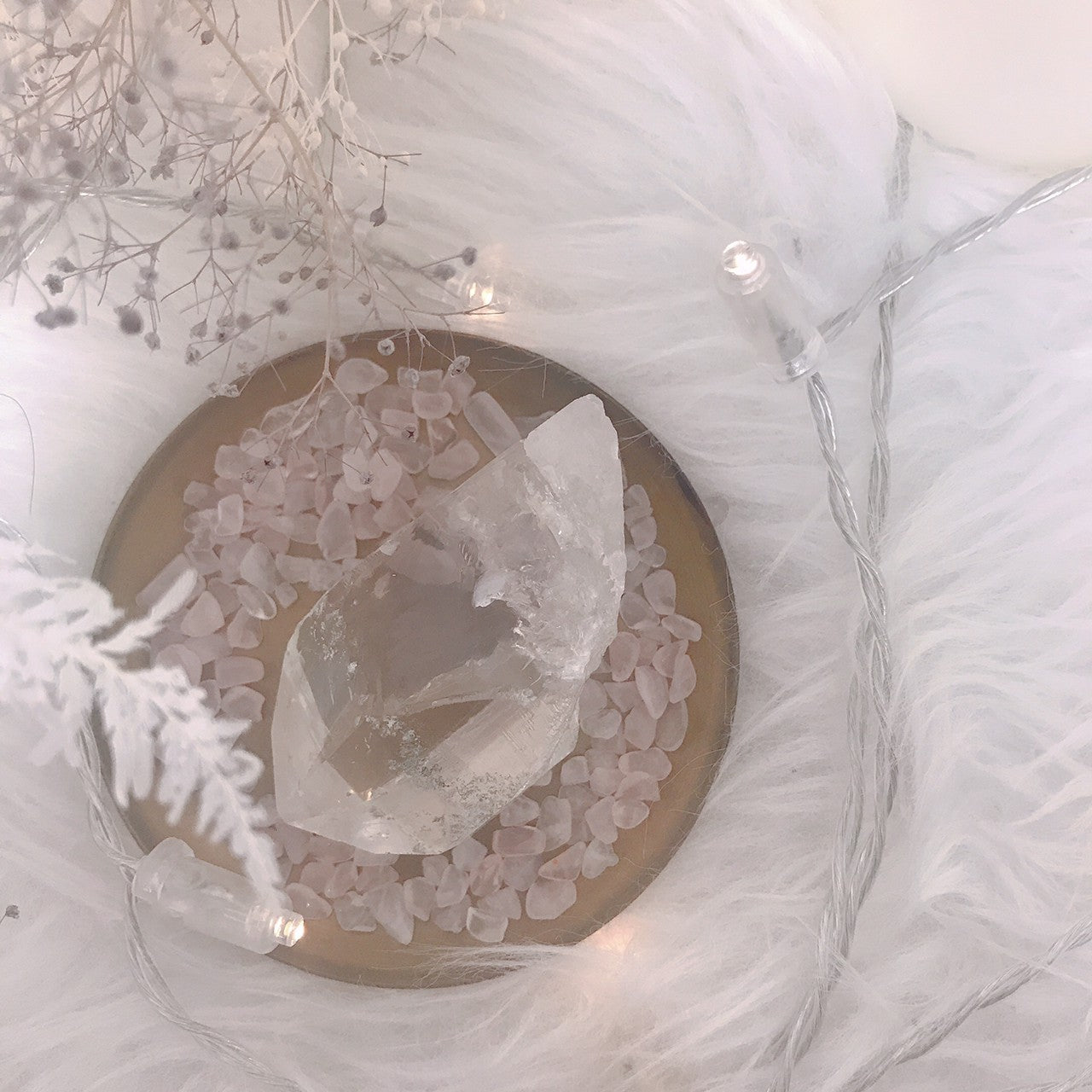 ガネッシュヒマールクォーツポイント"丸ごと受け止めて 丸ごと許して 丸ごと活かしていく"