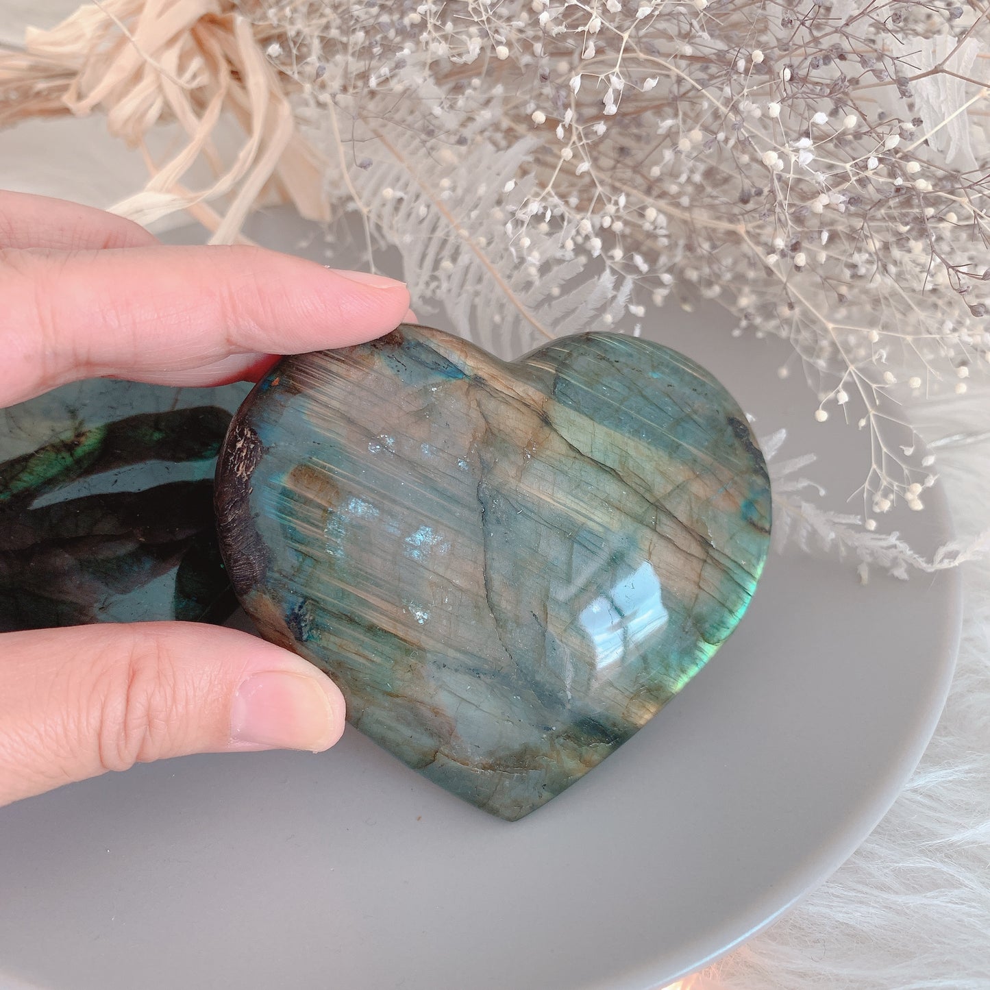 ラブラドライトハート【自分と繋がり霊性が開かれる】