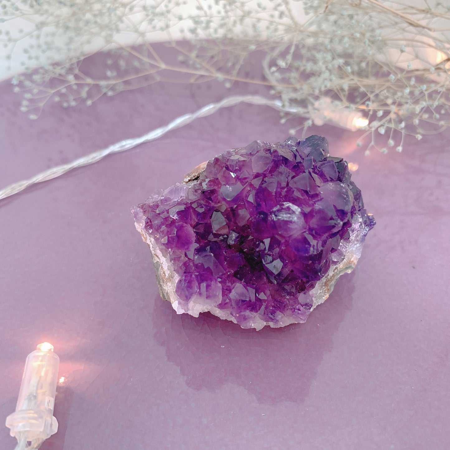ウルグアイアメシストクラスター(amethyst)原石 第7チャクラ(頭頂チャクラ)G-J