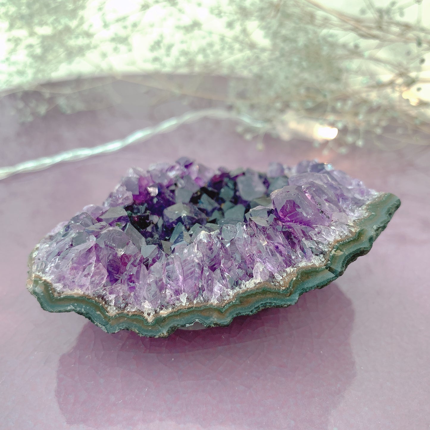 ウルグアイアメシストクラスター(amethyst)原石 第7チャクラ(頭頂チャクラ)G-J