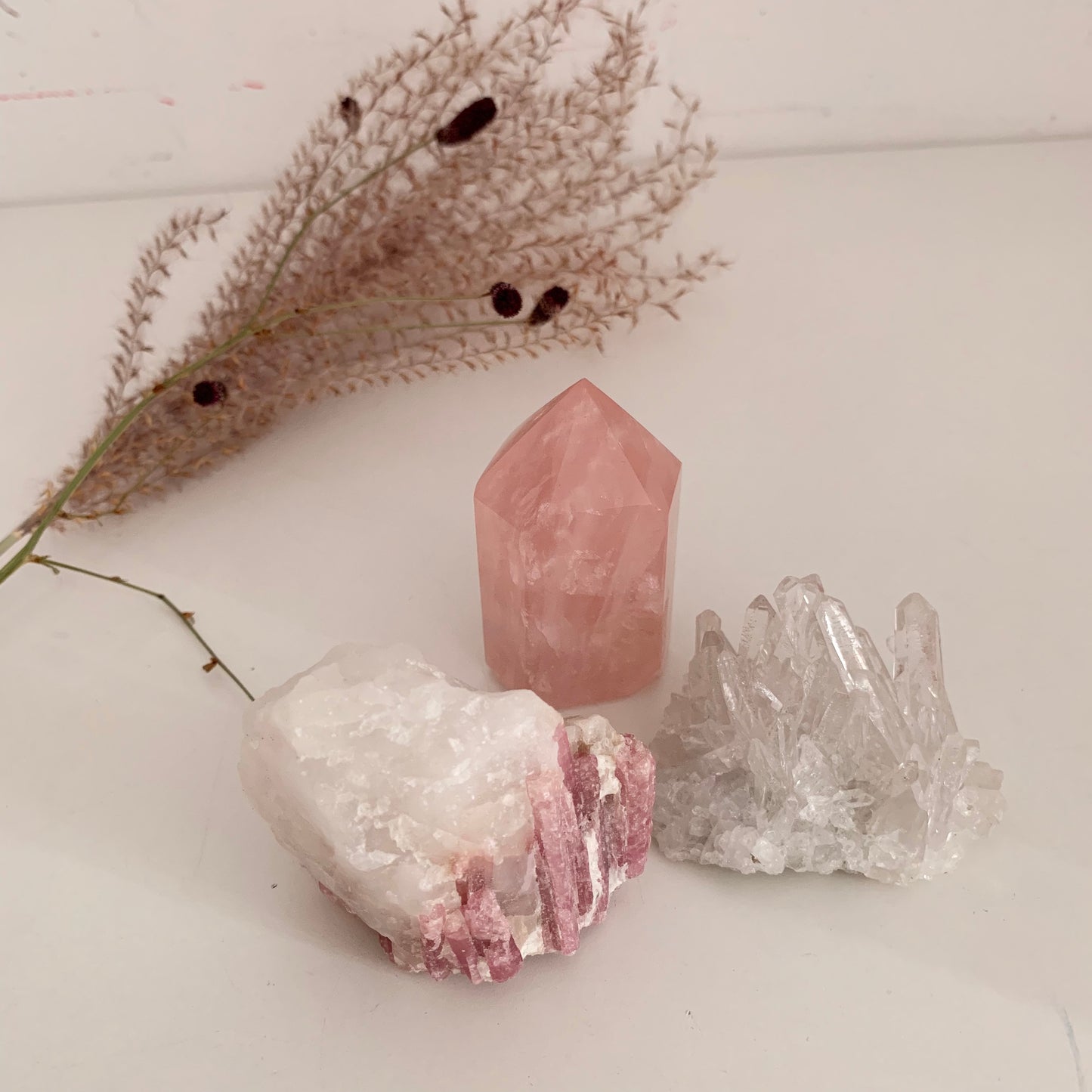 ピンクトルマリンinクォーツ (pink tourmaline in quartz)113g