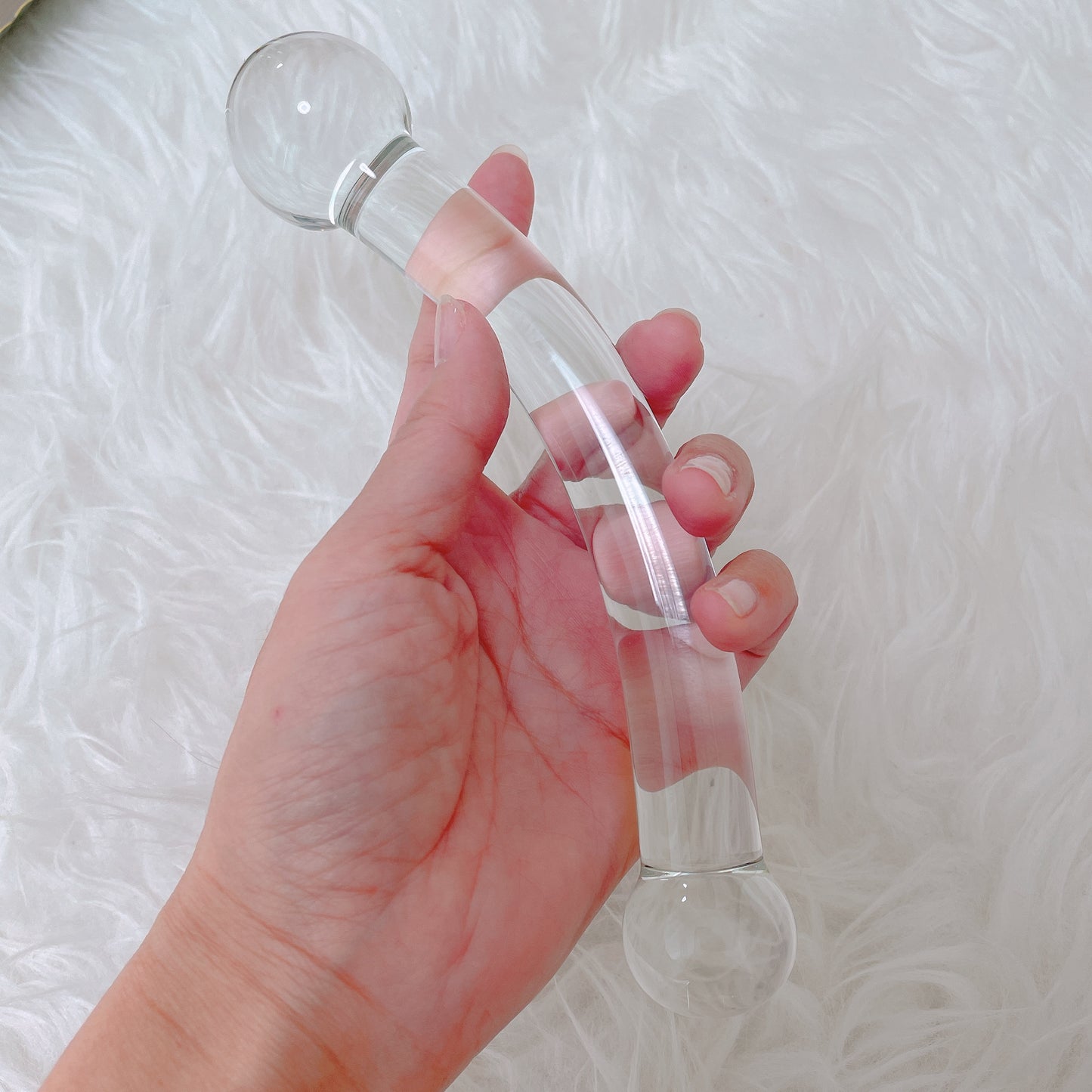 【在庫限り10%off】ヨニワンドガラスワンド”クレセント”