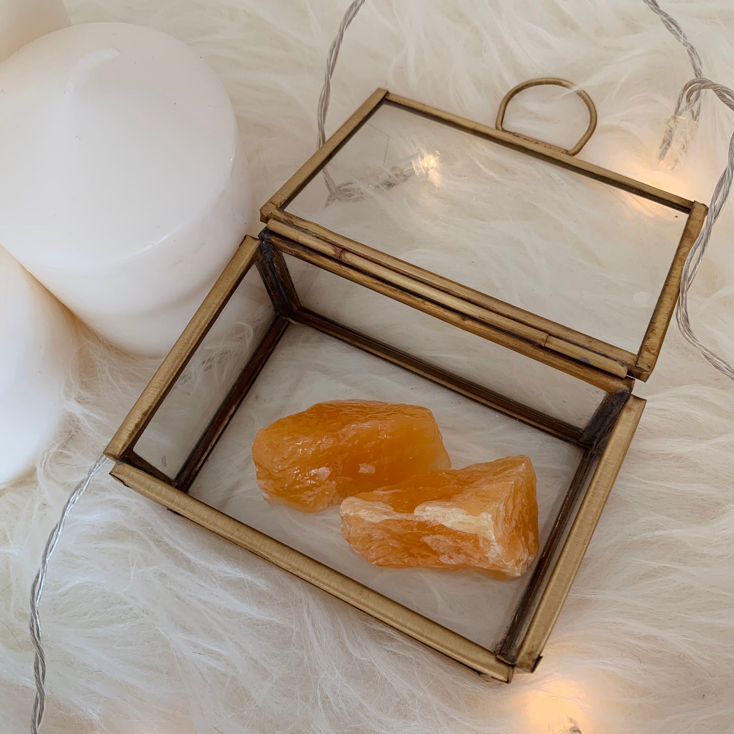 オレンジカルサイト(orange calcite)原石ー第2チャクラ(丹田)ー