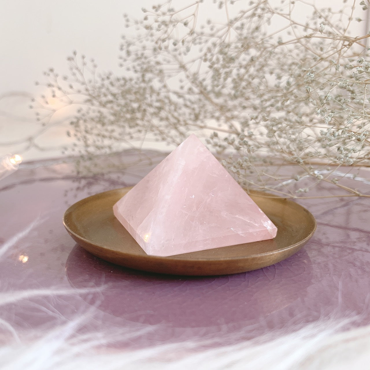 ローズクォーツピラミッド(rose quartz) -欲しいものを欲しいと思っていいよ-