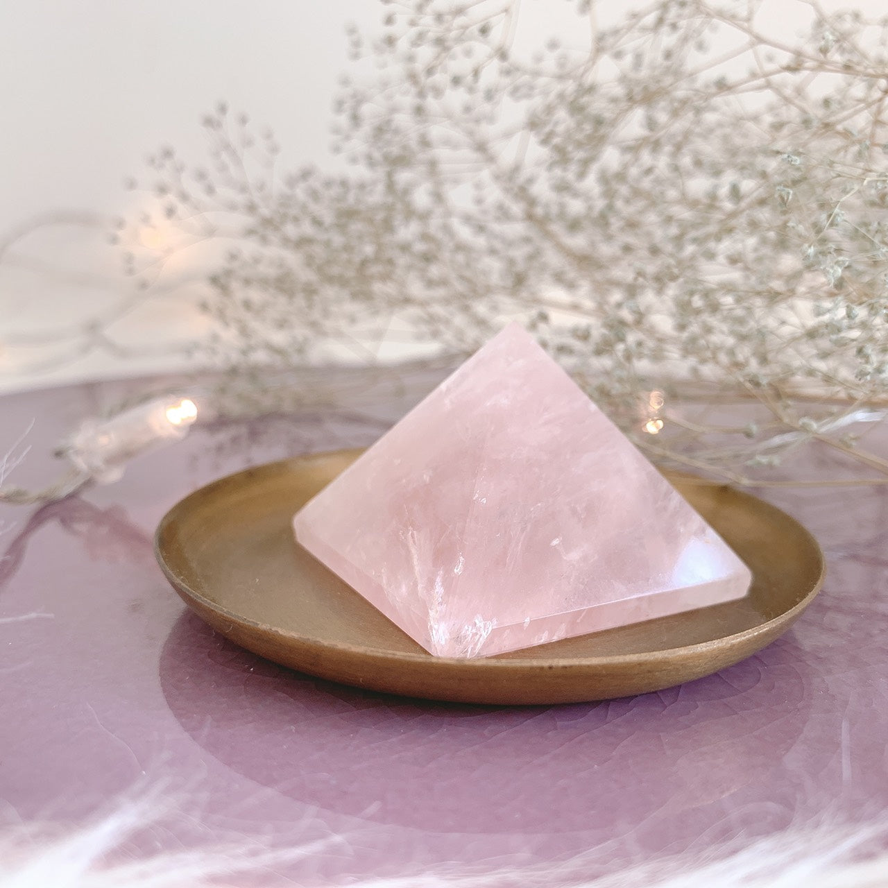 ローズクォーツピラミッド(rose quartz) -欲しいものを欲しいと思っていいよ-