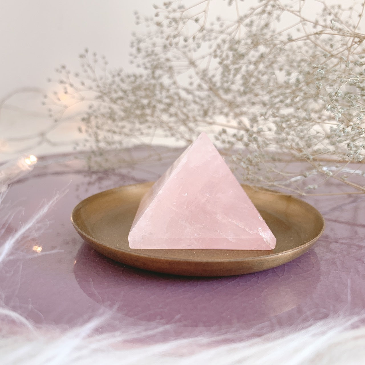 ローズクォーツピラミッド(rose quartz) -欲しいものを欲しいと思っていいよ-