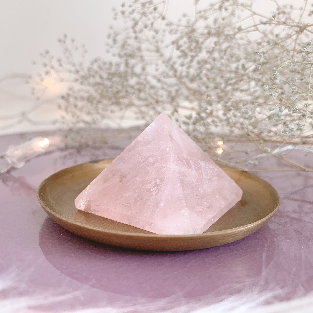 ローズクォーツピラミッド(rose quartz) -欲しいものを欲しいと思っていいよ-