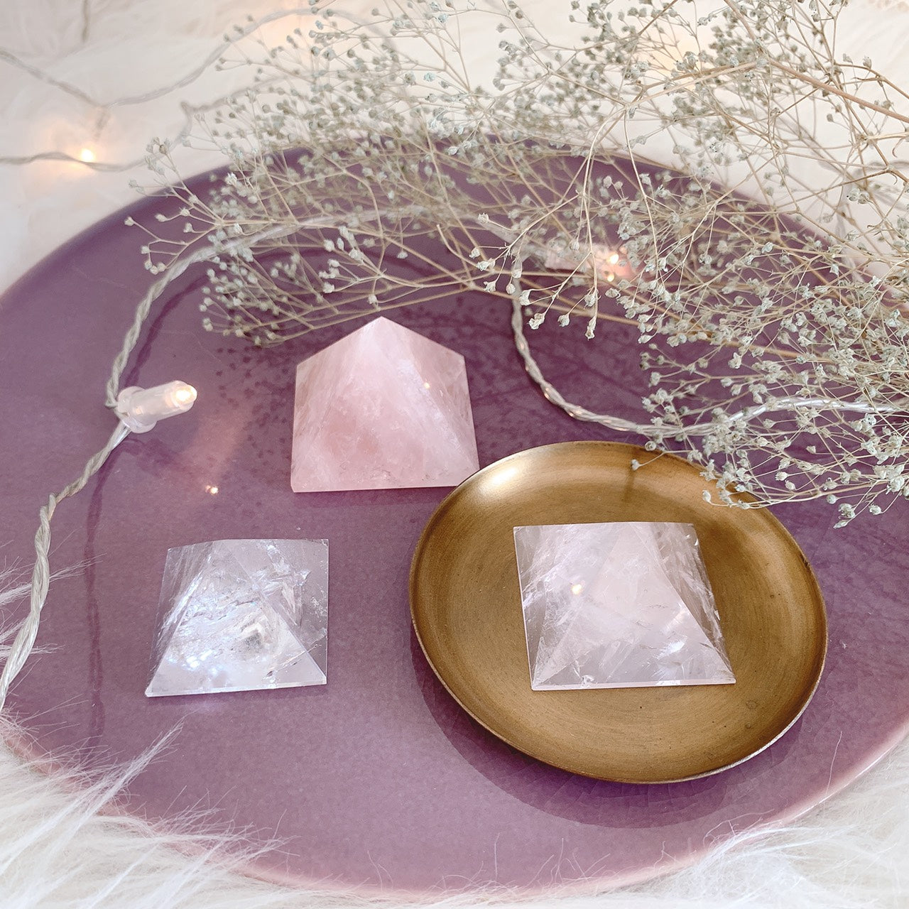 ローズクォーツピラミッド(rose quartz) -欲しいものを欲しいと思っていいよ-