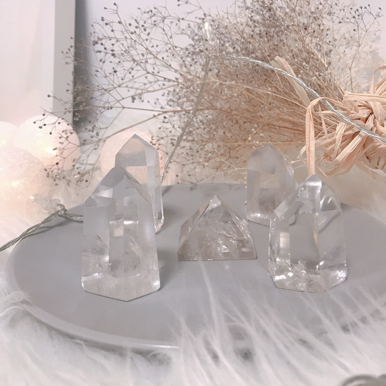 【グラウンディング結界を張る】水晶(パワーストーン)結界セット -one-