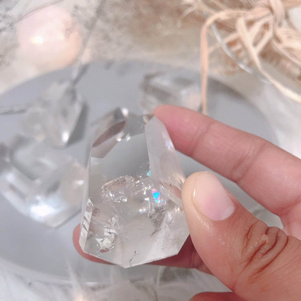 【グラウンディング結界を張る】水晶(パワーストーン)結界セット -one-
