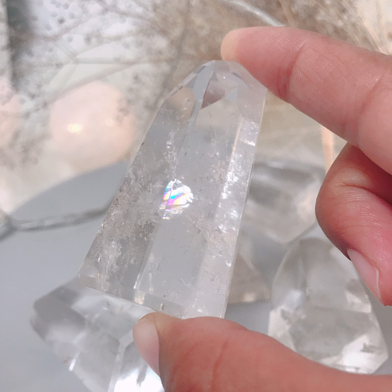 【グラウンディング結界を張る】水晶(パワーストーン)結界セット -one-