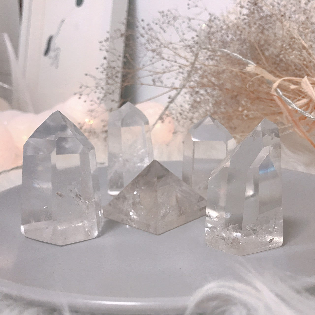 【グラウンディング結界を張る】水晶(パワーストーン)結界セット -one-