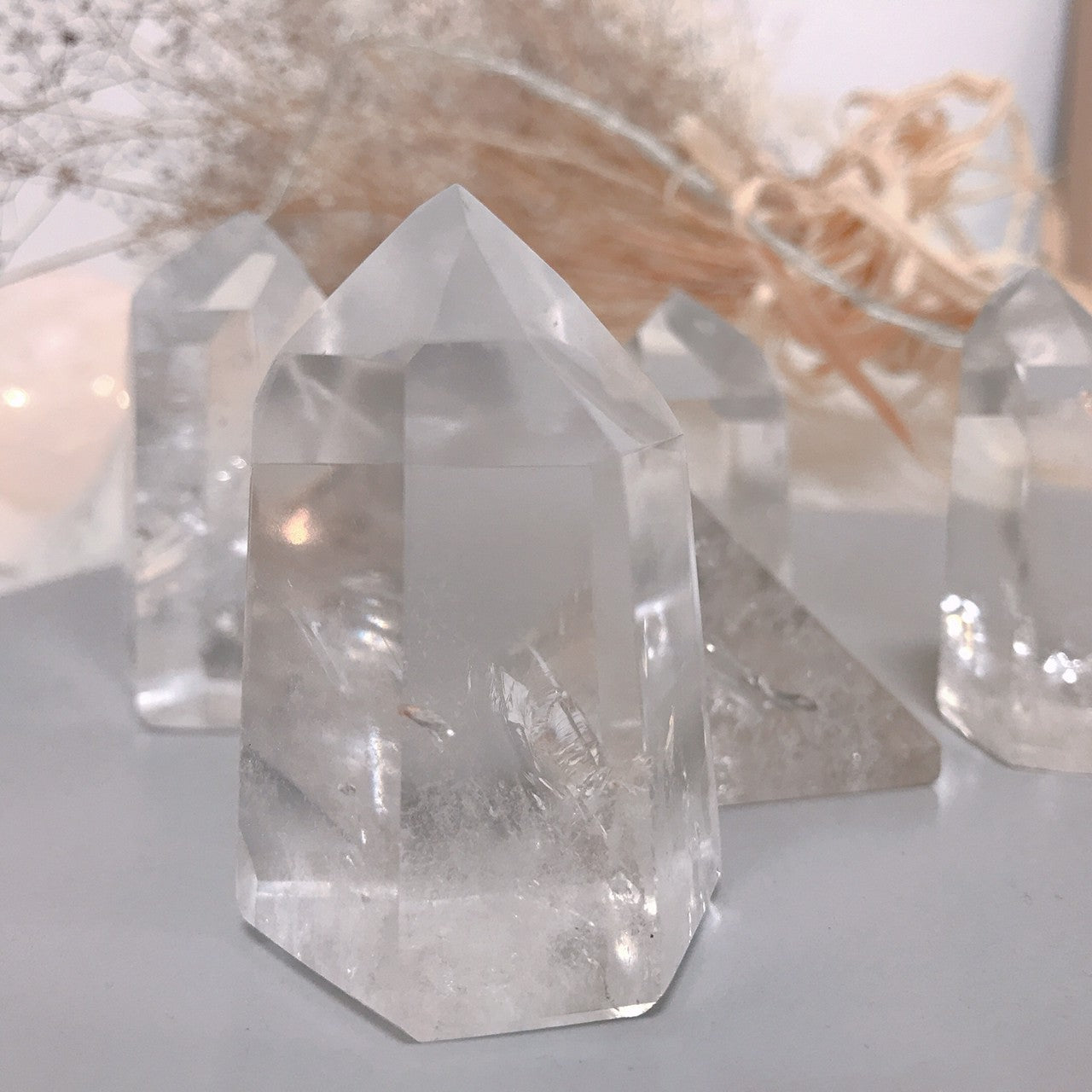 【グラウンディング結界を張る】水晶(パワーストーン)結界セット -one-