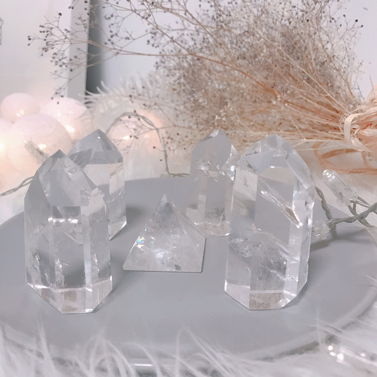 【グラウンディング結界を張る】水晶(パワーストーン)結界セット -two-
