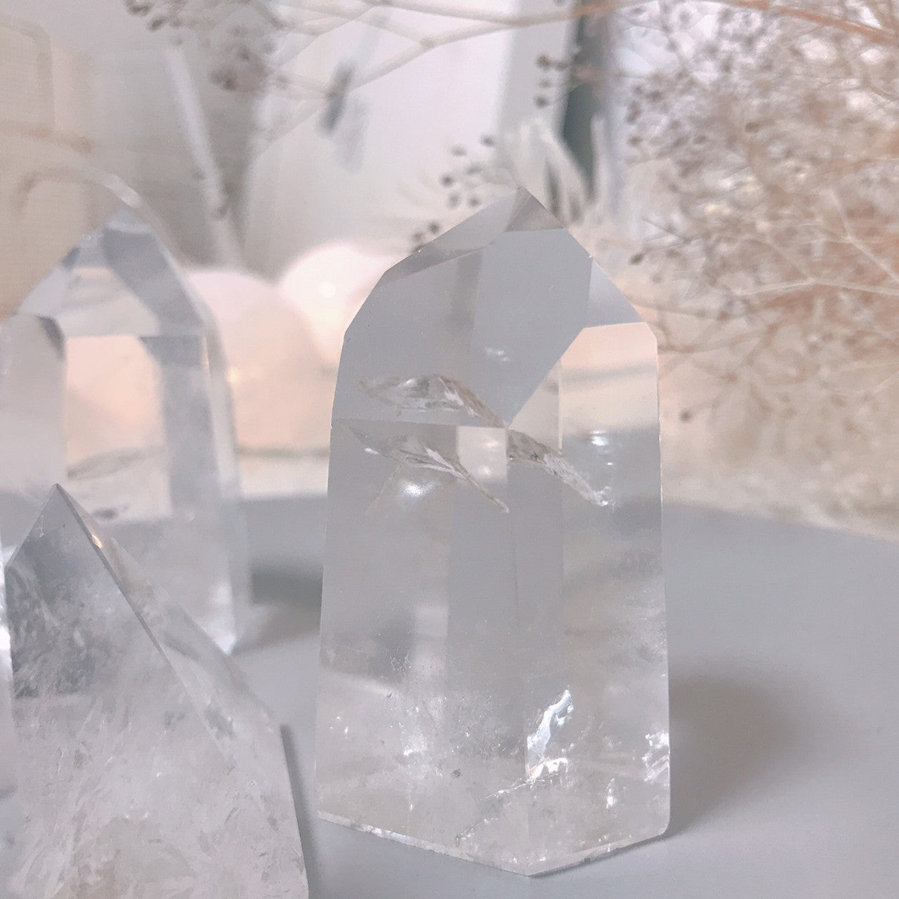 【グラウンディング結界を張る】水晶(パワーストーン)結界セット -two-
