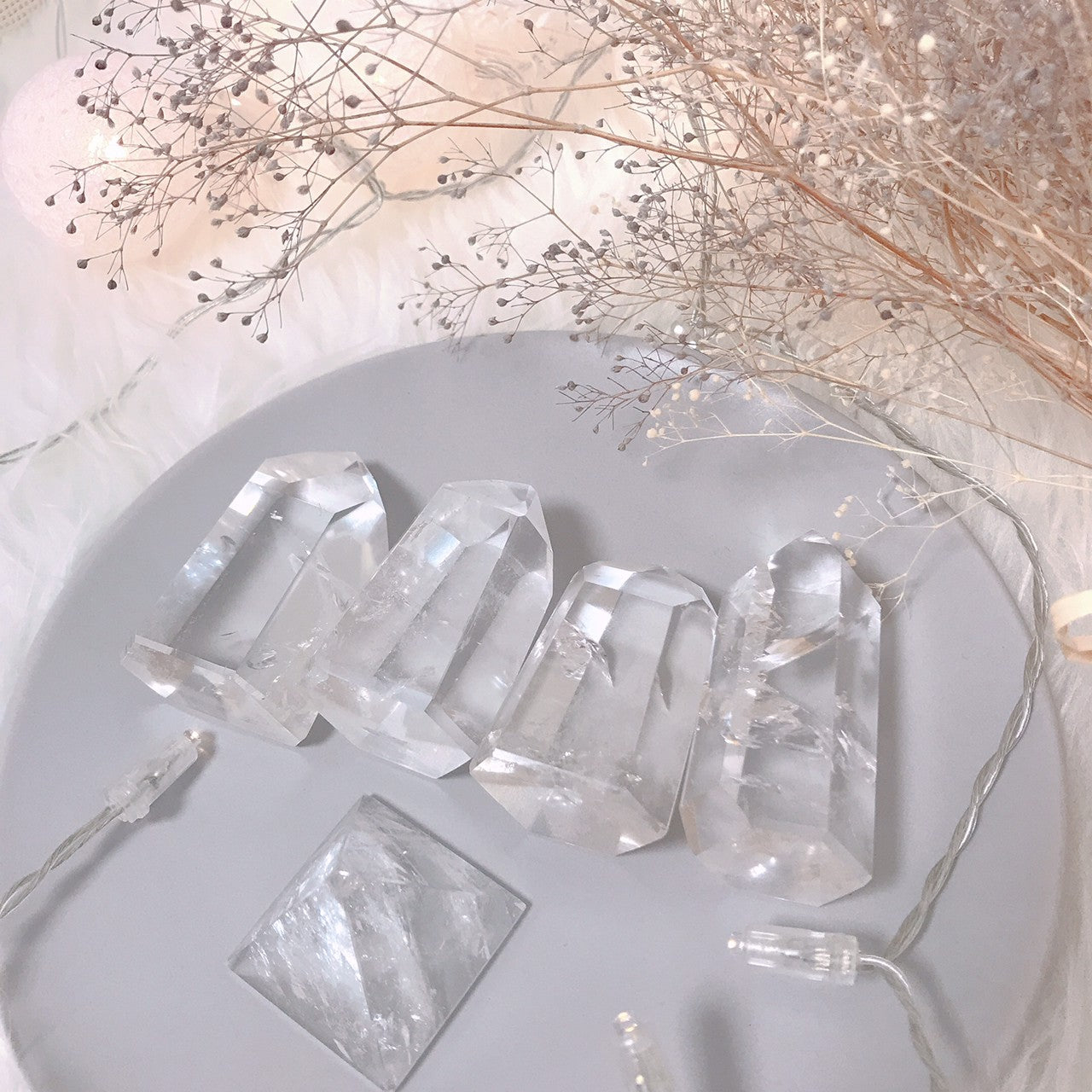 【グラウンディング結界を張る】水晶(パワーストーン)結界セット -two-