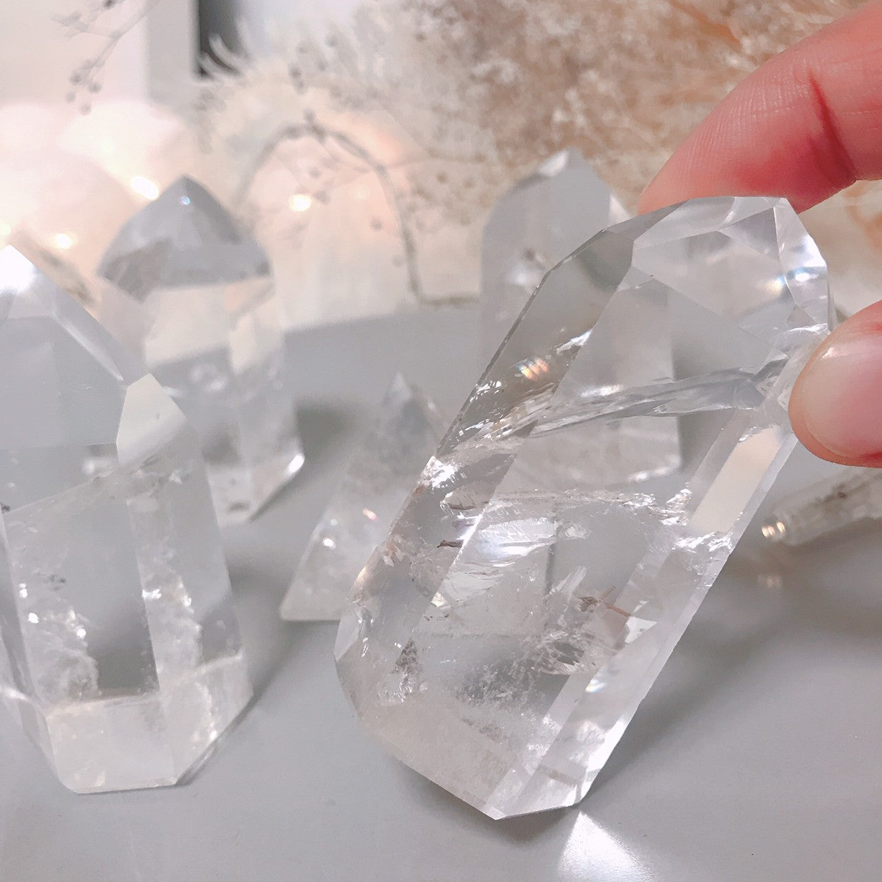 【グラウンディング結界を張る】水晶(パワーストーン)結界セット -two-