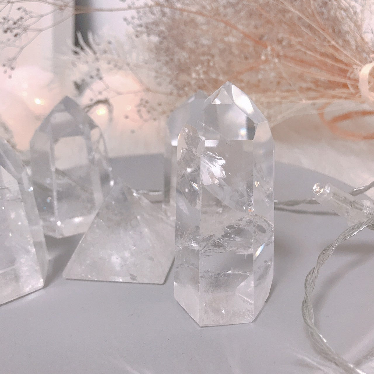 【グラウンディング結界を張る】水晶(パワーストーン)結界セット -two-