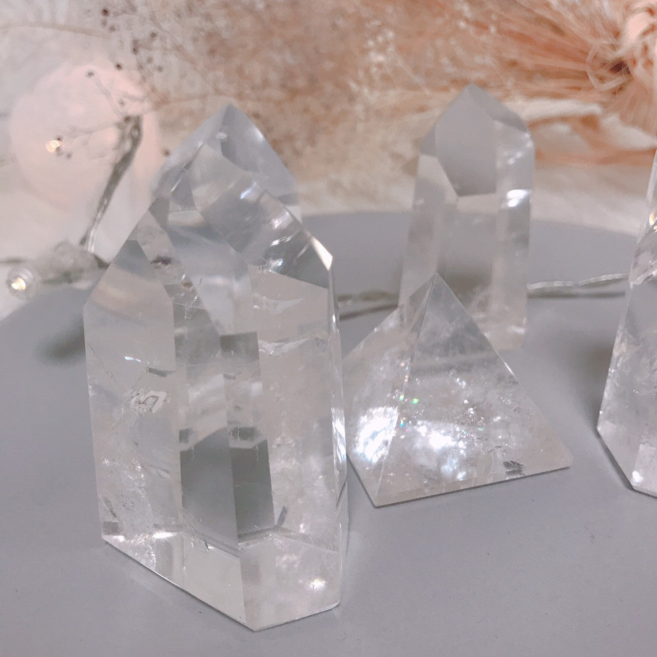 【グラウンディング結界を張る】水晶(パワーストーン)結界セット -two-