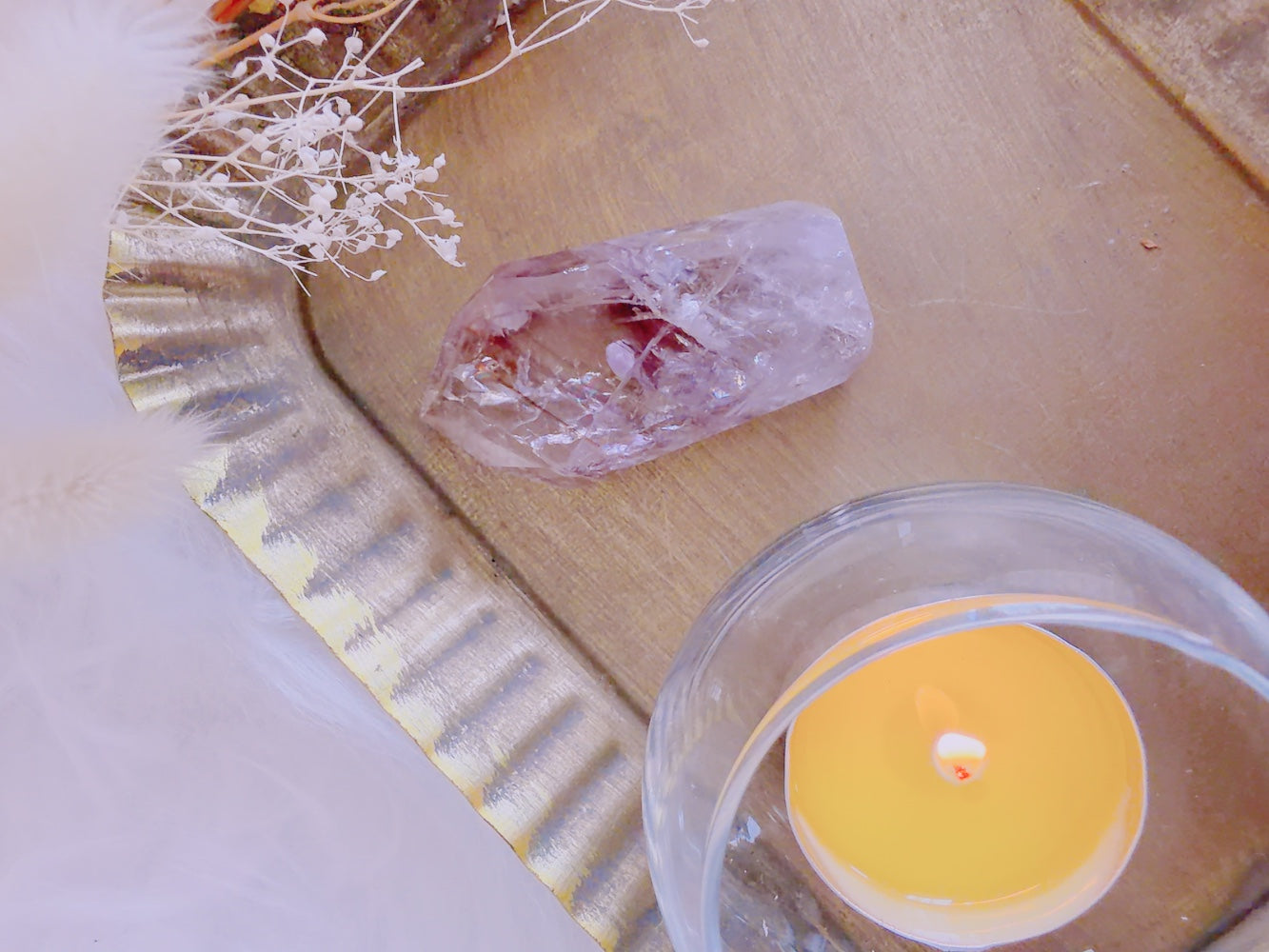 ZERO Return Crystal -発光ゴールデンファントムアメシスト-