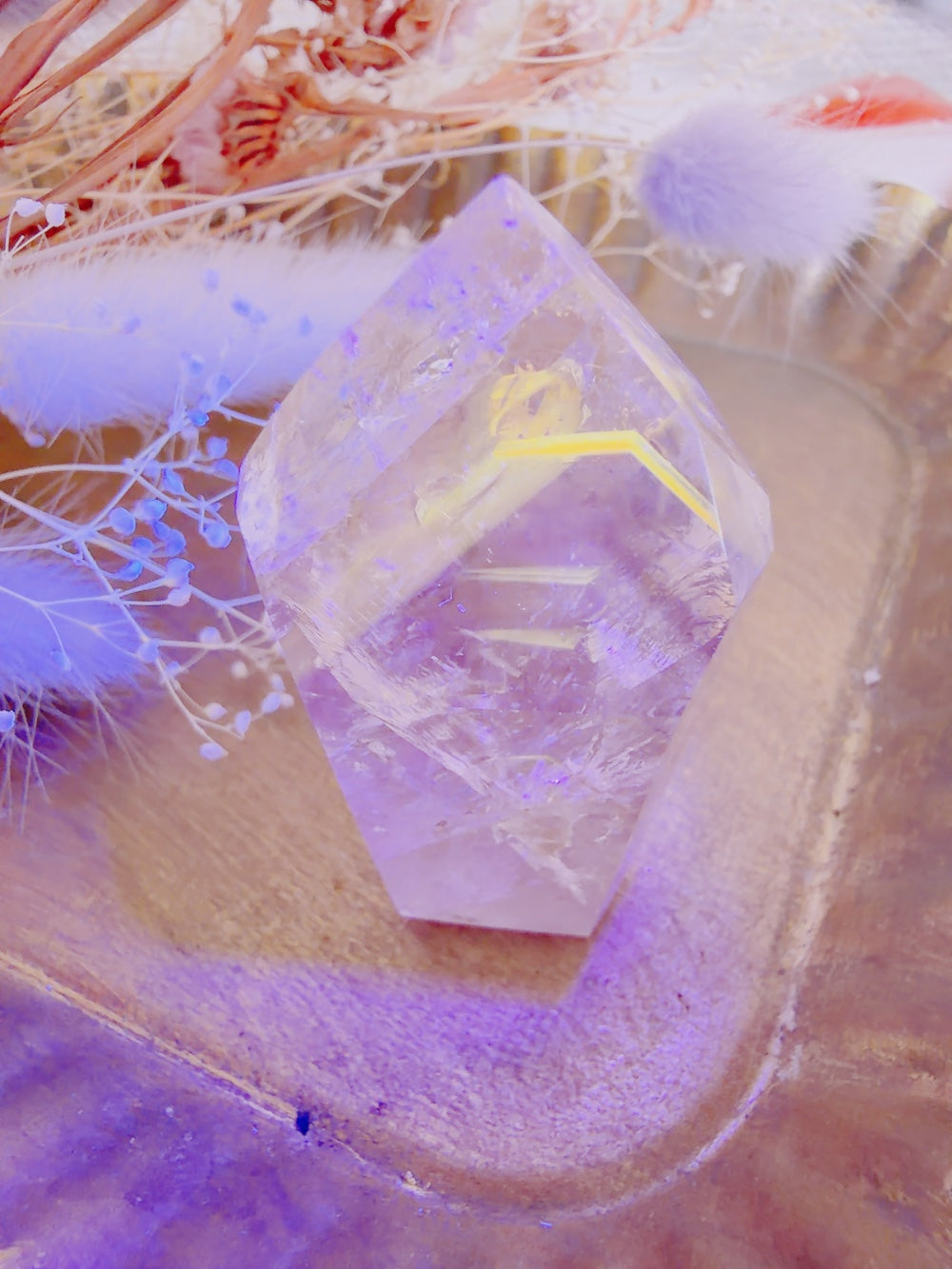 ZERO Return Crystal -発光ゴールデンファントムアメシスト-