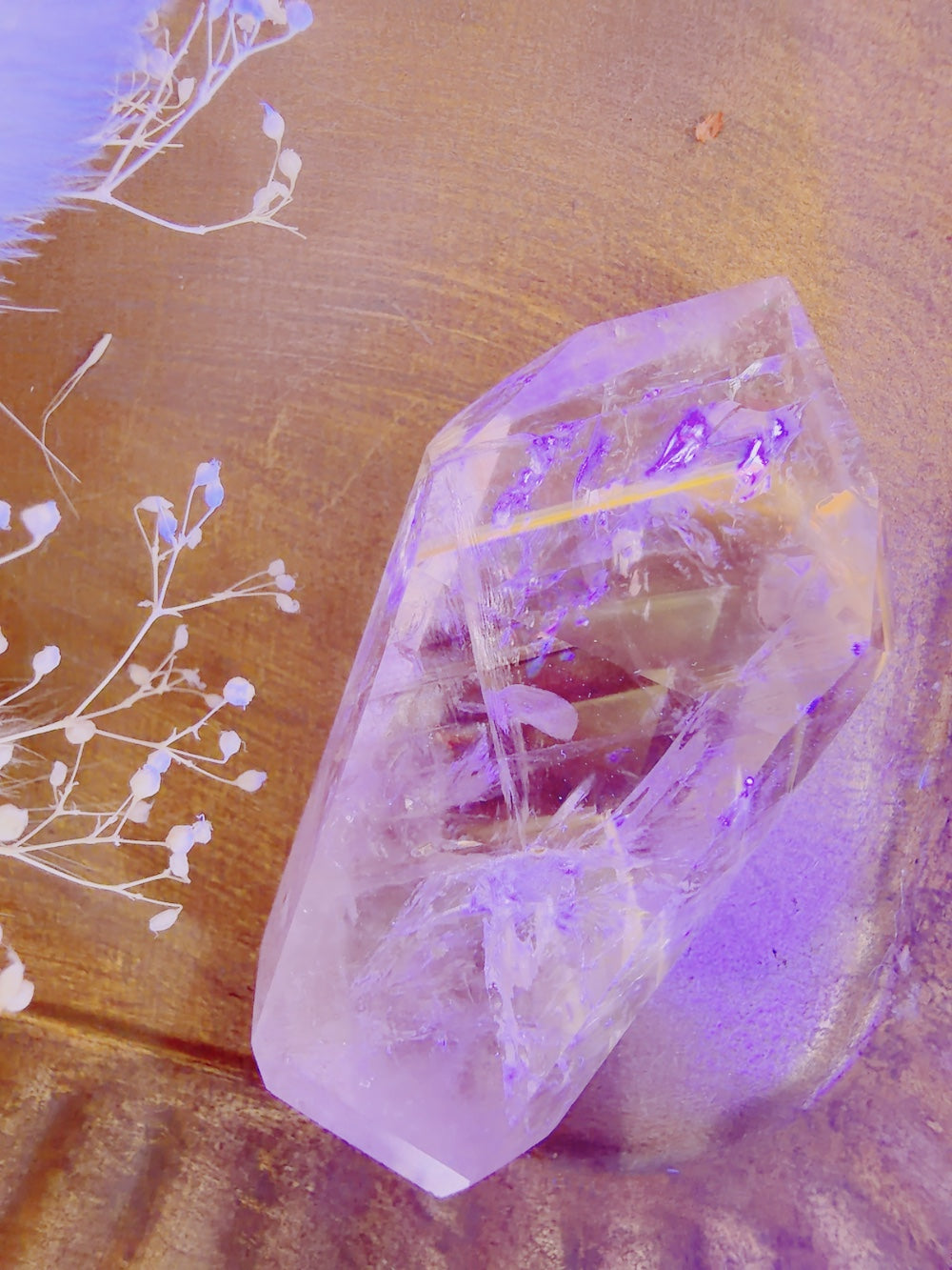 ZERO Return Crystal -発光ゴールデンファントムアメシスト-