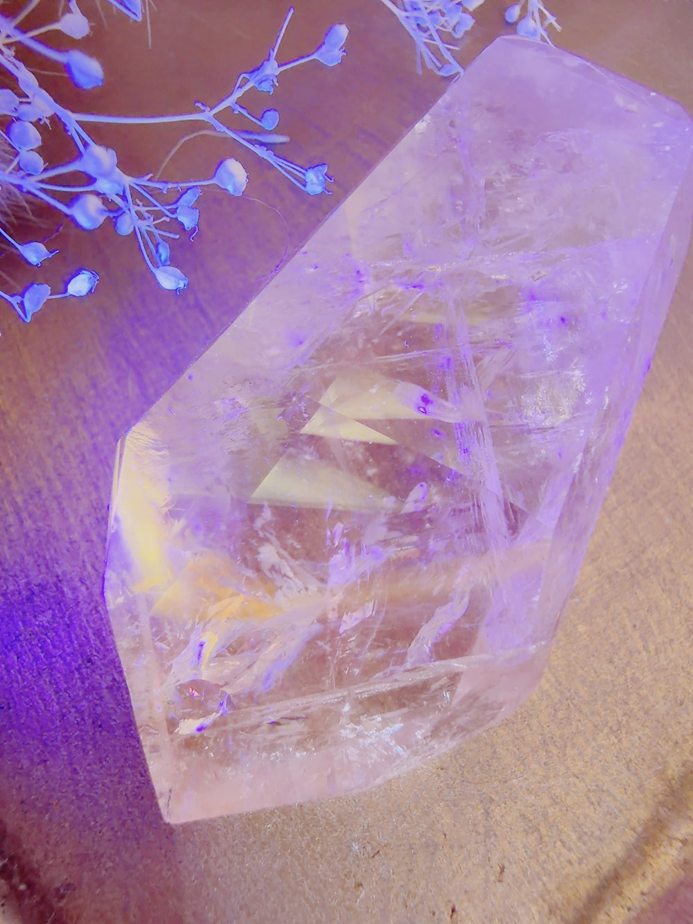 ZERO Return Crystal -発光ゴールデンファントムアメシスト-