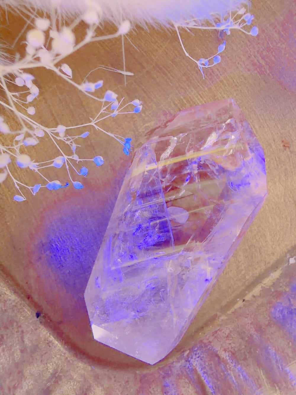 ZERO Return Crystal -発光ゴールデンファントムアメシスト-