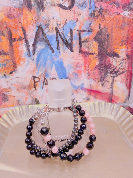 Signature Breath by Tamami Ishikawa ブラックピンクBracelet　