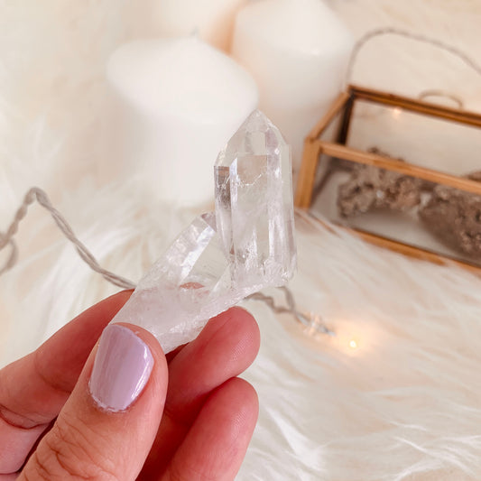 アーカンソー水晶(Arkansas quartz)クラスター[全てのチャクラ]40ｇ
