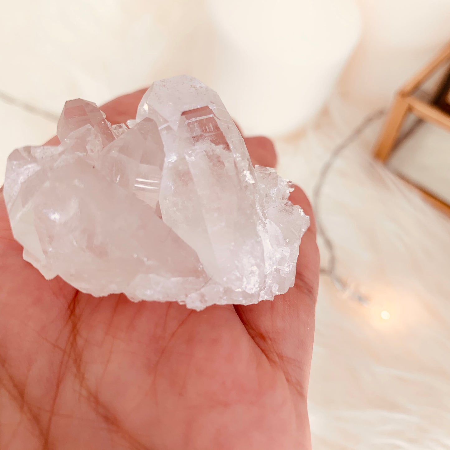 アーカンソー水晶(Arkansas quartz)クラスター[全てのチャクラ]40g