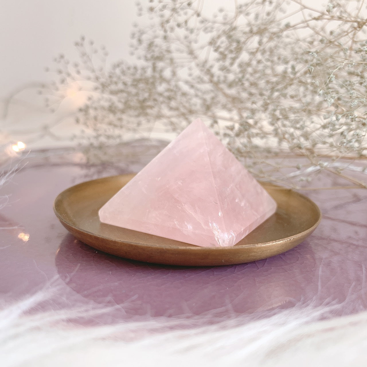 ローズクォーツピラミッド（rose quartz） -欲しいものを欲しいと思っていいよ-